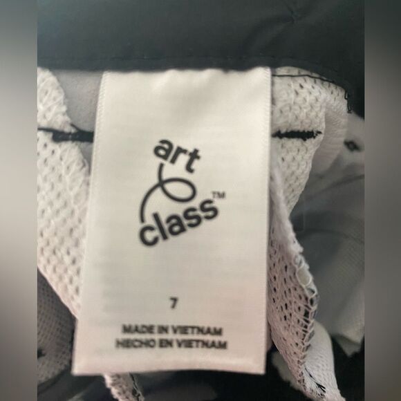 NWT Boys' Hybrid Striped Swim Shorts art class Gray Black size 7 Activewear - Picture 5 of 6